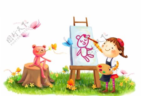 儿童美术儿童画美术教室