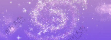 梦幻紫色星云背景