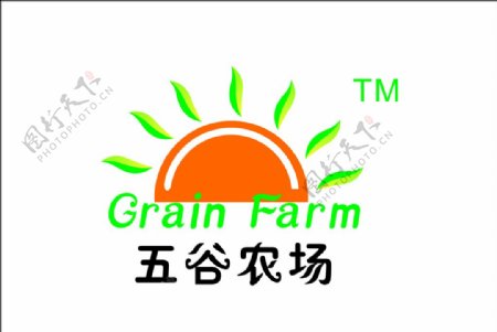 五谷农场logo
