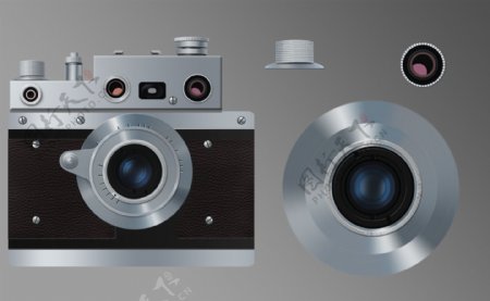 现代写实照相机及零件