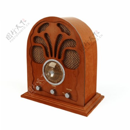 木质收音机模型
