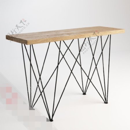 金属架桌子模型下载