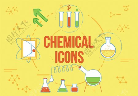 免费化学矢量图标