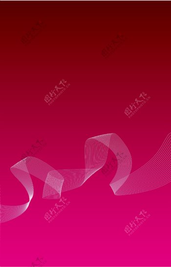 紫红色飘带背景素材