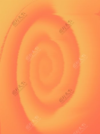 简约时尚橘色3d漩涡抽象背景