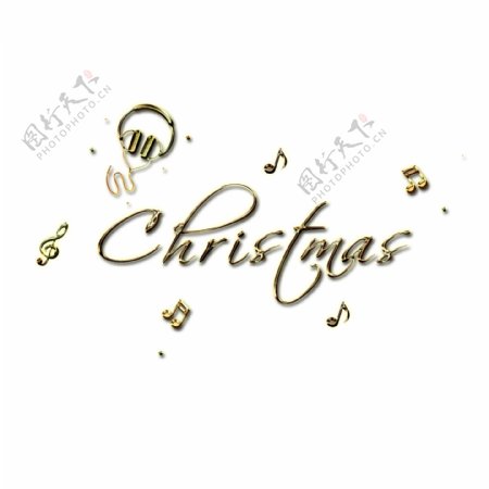 圣诞节圣诞节字母艺术元素