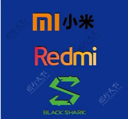 小米红米黑鲨logo