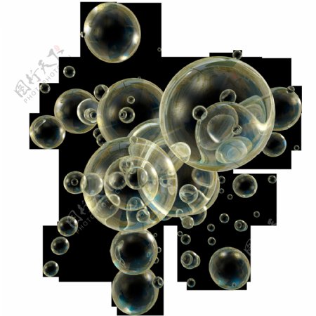 圆形透明气泡png