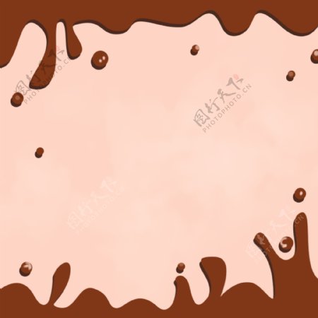 巧克力面包零食PSD分层主图背景素材