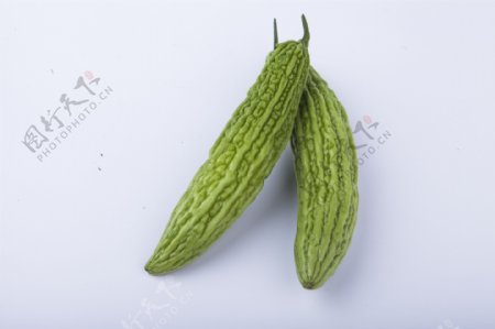 实物图摄影图蔬菜苦瓜3