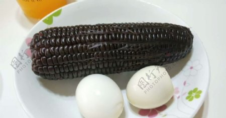 黑玉米鸡蛋