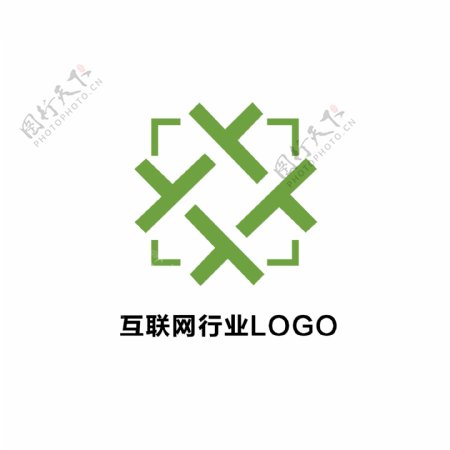 简约互联网logo模板