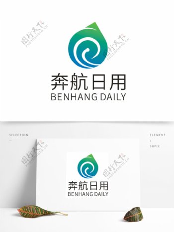 奔航日用化工logo标志