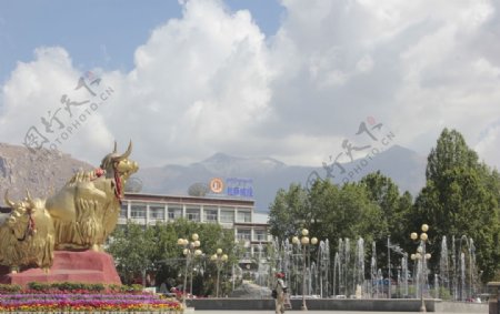 西藏自然风景老峨山