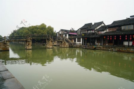 西塘古镇的河道和桥