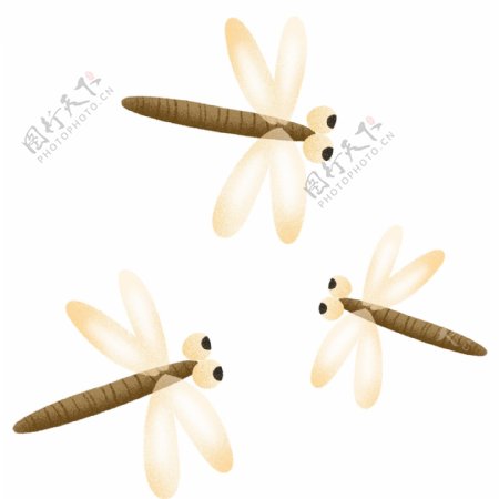 卡通装饰小蜻蜓昆虫