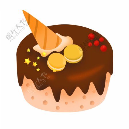 巧克力生日蛋糕