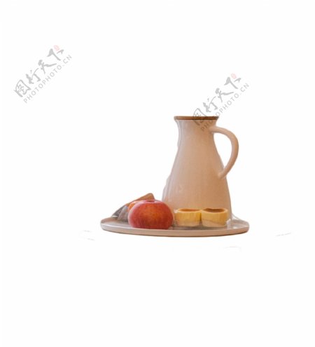 果盘茶壶水果