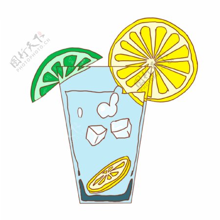 美味的柠檬饮品插图