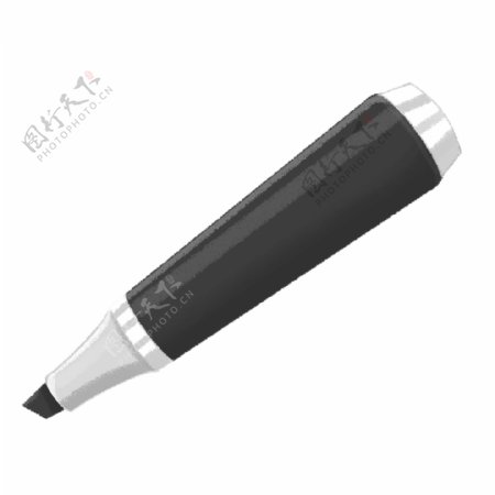 时尚黑色文具钢笔