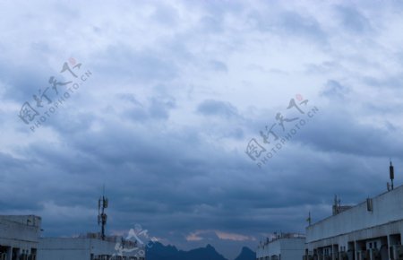 桂林天气风景摄影图