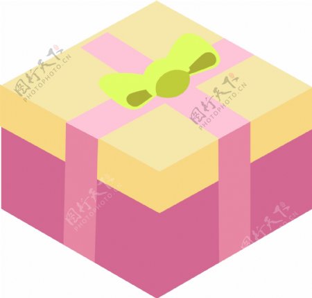粉色礼物礼盒