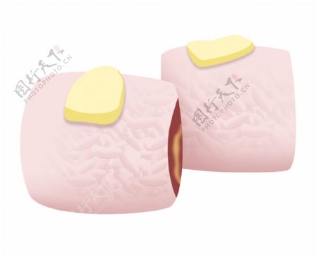 粉色包装寿司插图