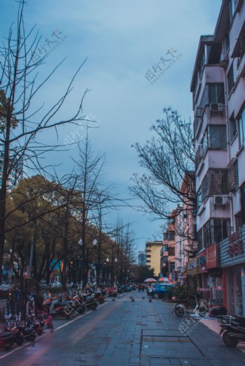 桂林城市街道风景