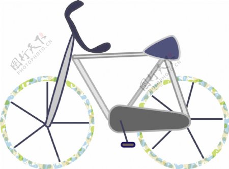 旅游交通工具单车自行车