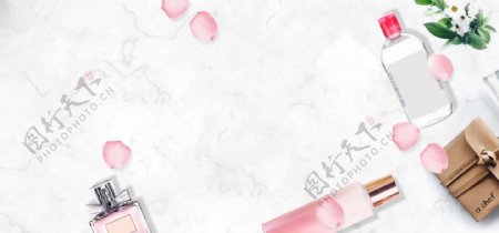 清新风护肤美容banner