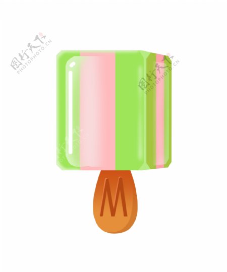 彩色冰淇淋雪糕