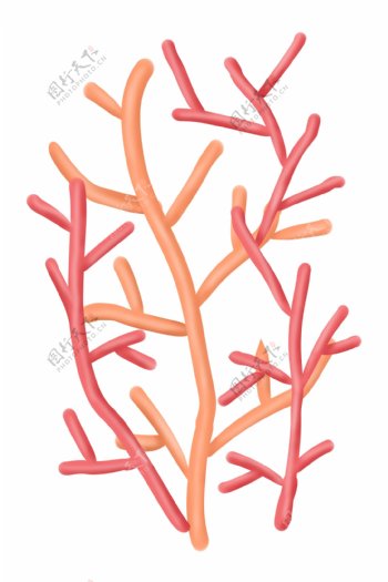 海底水生物珊瑚
