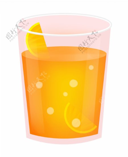 一杯美味橙汁