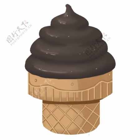 夏季冰淇淋甜筒