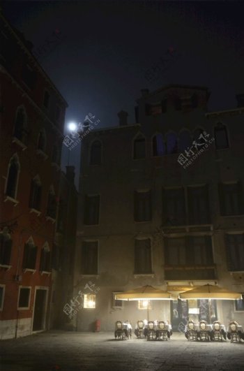 月光下的的威尼斯