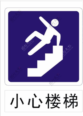 小心楼梯