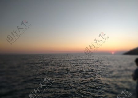 南澳岛大海日落黄昏