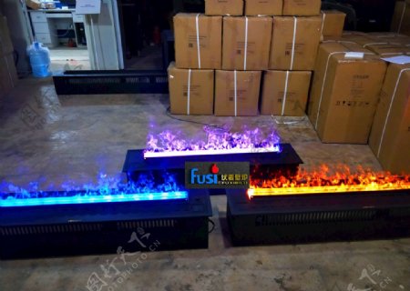 伏羲沐烆3d火焰雾化仿真LED