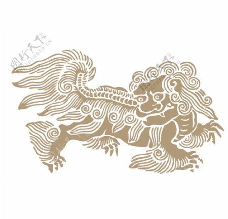 中国古典神兽图案