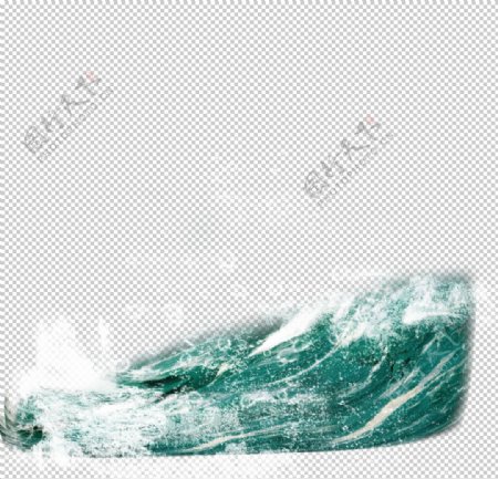 海上波浪素材图案