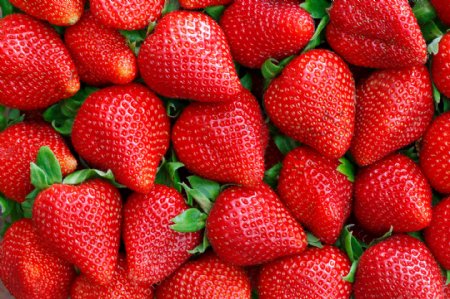 草莓草莓图片红色草莓奶油
