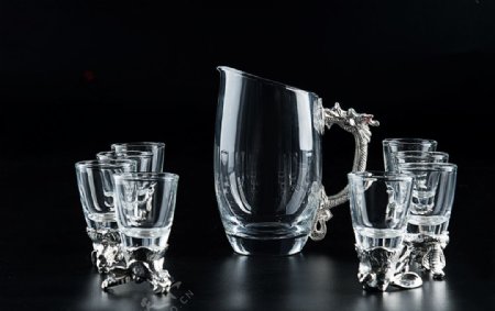 酒杯杯子玻璃瓶生肖铜器
