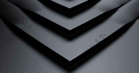 黑色几何阶梯抽象背景