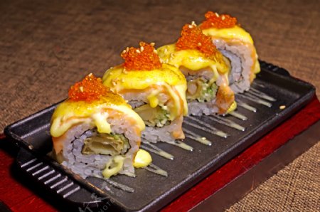 日式酱焗三文鱼手卷