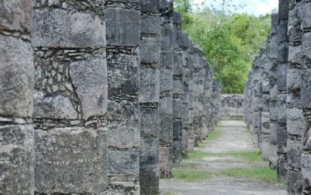 玛雅文明遗址景观