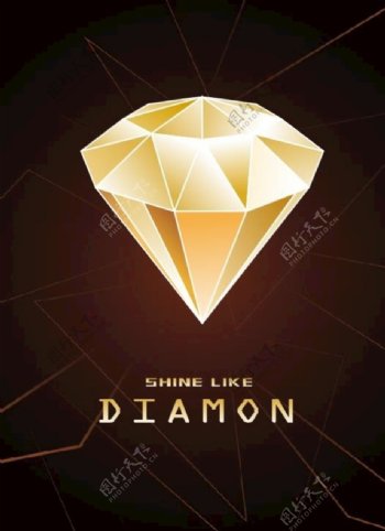 钻石插图广告