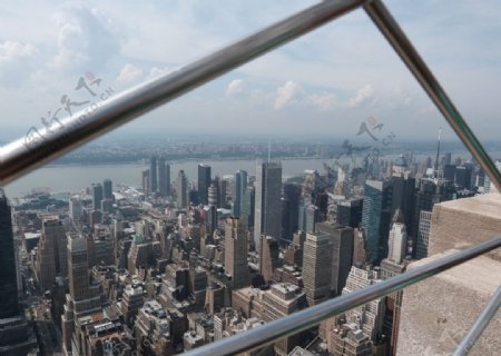 曼哈顿大厦建筑景观摄影