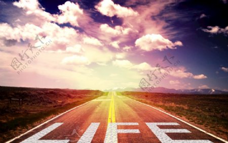 生命是一个旅程概念
