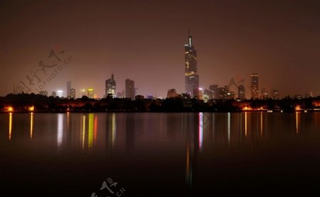 南京夜色玄武湖