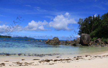 塞舌尔度假海洋岛自然